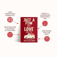 Just A Few Things I Love About You | A Valentines Present For Everyone!